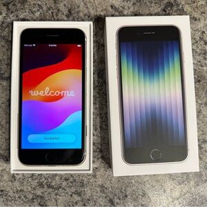 Apple iPhone SE 3rd Gen A2595 Unlocked Verizon 128GB Starlight White BH 78%